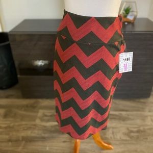 2 tone pencil skirt
